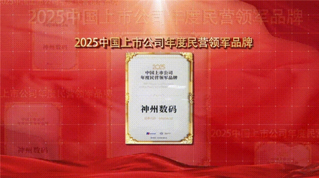 星空体育APP品牌价值领航神州数码获评“2025中国上市公司年度民营领军品牌”(图1)