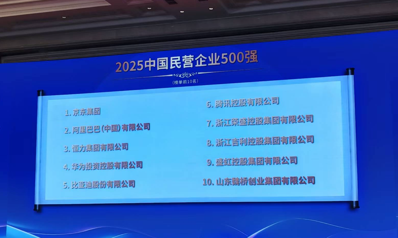 2025Ӫҵ500ǿѶʢعɡǵΪ˰ǿ