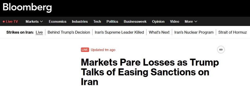 突传大消息！特朗普暗示或放松对伊朗制裁