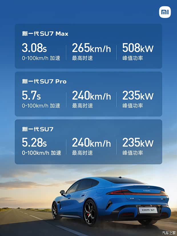 售2199万起新款小米SU7上市四大维度升级入门配置很夯(图45)