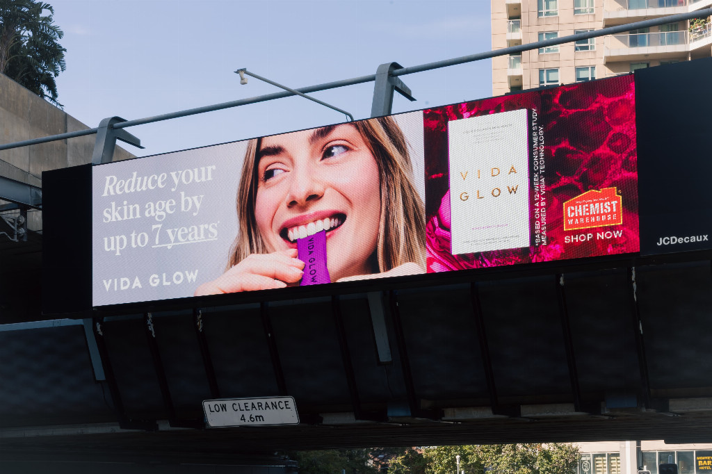 ��Խ��Ӣ���ĵر꣺Vida Glow���»���������Ʒ��ȫ��ʵ��