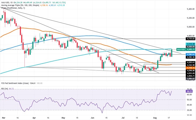美债“黑天鹅”突袭市场，黄金惊人暴涨 FXStreet分析师最新金价技术分析