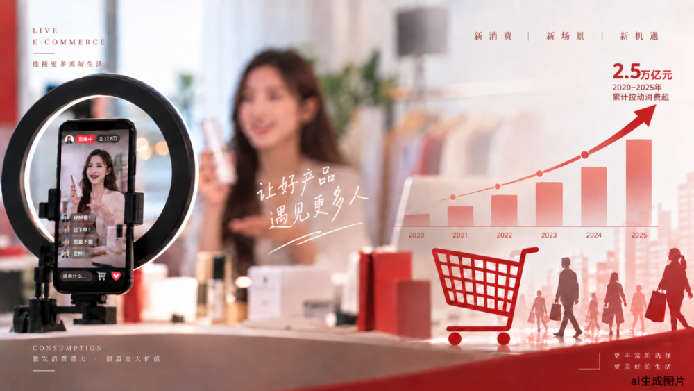 “直播电商与消费”学术沙龙在京举行研究称六年拉动消费超25万亿元(图1)